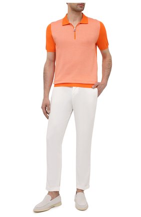 Мужские брюки KITON белого цвета по цене 83650 руб., арт. UFPLACJ07T37 | Фото 2 Мужские брюки KITON белого цвета, арт. UFPLACJ07T37 | Фото 2