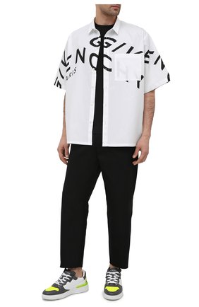 Мужские кожаные кеды wing GIVENCHY серого цвета по цене 57100 руб., арт. BH002KH0SN | Фото 2 Мужские кожаные кеды wing GIVENCHY серого цвета, арт. BH002KH0SN | Фото 2