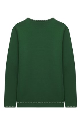 Детский шерстяной пуловер LORO PIANA зеленого цвета по цене 46800 руб., арт. FAL5882 | Фото 2 Детский шерстяной пуловер LORO PIANA зеленого цвета, арт. FAL5882 | Фото 2 (Рукава: Длинные; Материал внешний: Шерсть; Девочки Кросс-КТ: Пуловер-одежда; Ростовка одежда: 10 - 11 лет | 140 - 146см, 12 лет | 152 см, 4 года | 104 см, 6 лет | 116 см, 8 лет | 128 см)