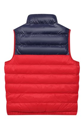 Детский утепленный жилет POLO RALPH LAUREN красного цвета по цене 13200 руб., арт. 321832107 | Фото 2 Детский утепленный жилет POLO RALPH LAUREN красного цвета, арт. 321832107 | Фото 2 (Материал внешний: Синтетический материал; Рукава: Короткие; Материал подклада: Синтетический материал; Мальчики Кросс-КТ: Верхняя одежда; Кросс-КТ: Сезон: демисезон; Ростовка одежда: 24 мес | 92 см, 4 года | 104 см)