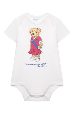 Детское хлопковое боди RALPH LAUREN белого цвета по цене 3675 руб., арт. 310837428 | Фото 1 Детское хлопковое боди RALPH LAUREN белого цвета, арт. 310837428 | Фото 1