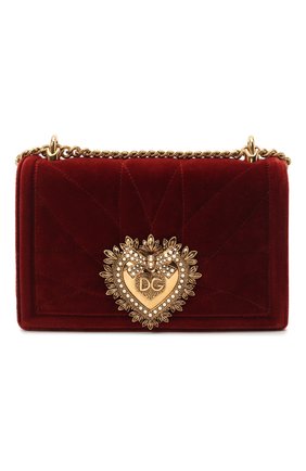 Женская сумка devotion small DOLCE & GABBANA красного цвета по цене 142500 руб., арт. BB6652/AA090 | Фото 1 Женская сумка devotion small DOLCE & GABBANA красного цвета, арт. BB6652/AA090 | Фото 1