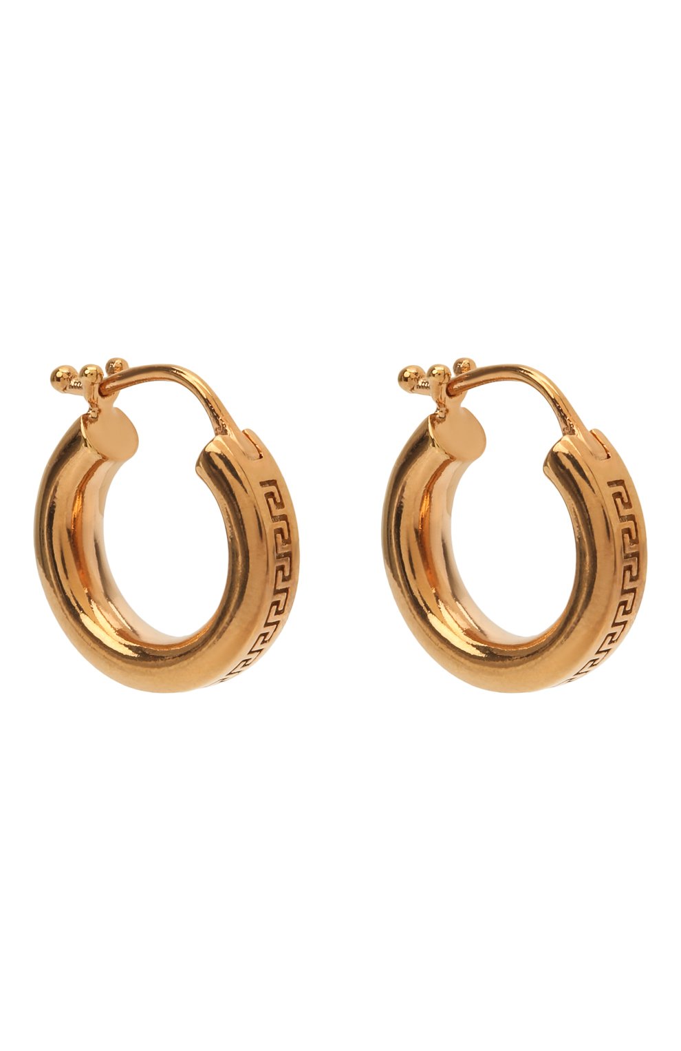 Женские серьги VERSACE золотого цвета по цене 27050 руб., арт. DG28444/DJMT | Фото 3 Женские серьги VERSACE золотого цвета, арт. DG28444/DJMT | Фото 3