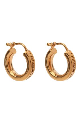 Женские серьги VERSACE золотого цвета по цене 27050 руб., арт. DG28444/DJMT | Фото 3 Женские серьги VERSACE золотого цвета, арт. DG28444/DJMT | Фото 3