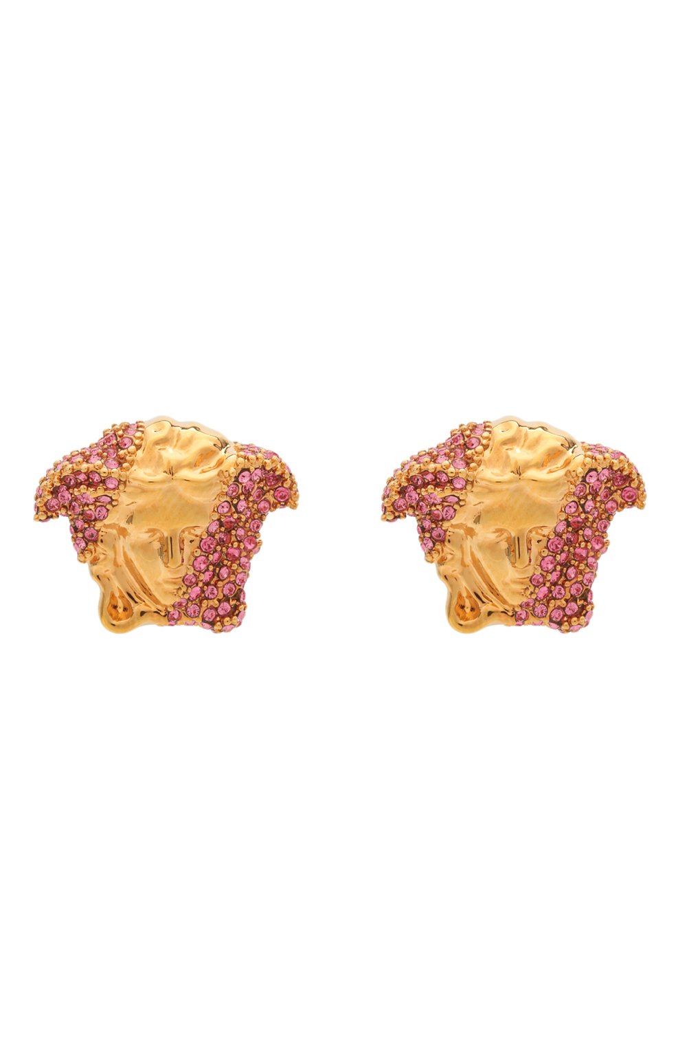 Женские серьги medusa VERSACE золотого цвета, арт. DG28466/DJMX | Фото 1 (Материал: Металл)