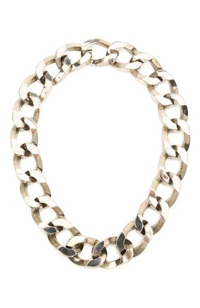 Женское колье ALEXANDER MCQUEEN серебряного цвета по цене 72800 руб., арт. 634059/J160Y | Фото 1 Женское колье ALEXANDER MCQUEEN серебряного цвета, арт. 634059/J160Y | Фото 1