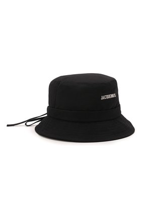 Женская хлопковая панама JACQUEMUS черного цвета по цене 9745 руб., арт. 211AC03/504990 | Фото 1 Женская хлопковая панама JACQUEMUS черного цвета, арт. 211AC03/504990 | Фото 1