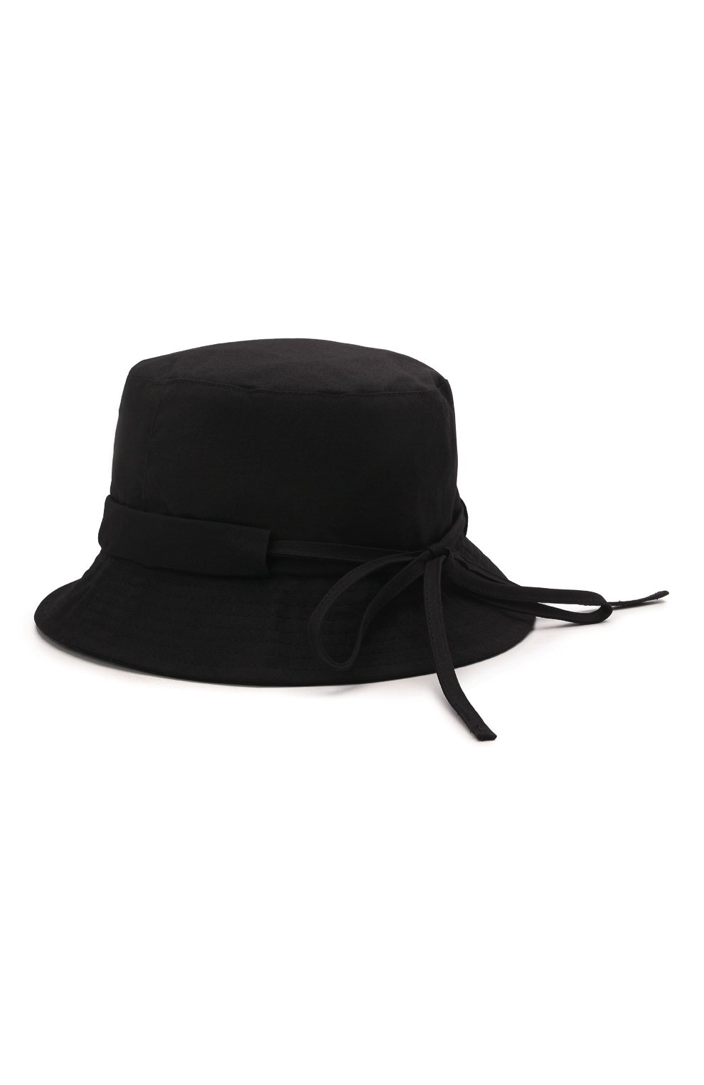 Женская хлопковая панама JACQUEMUS черного цвета по цене 9745 руб., арт. 211AC03/504990 | Фото 2 Женская хлопковая панама JACQUEMUS черного цвета, арт. 211AC03/504990 | Фото 2