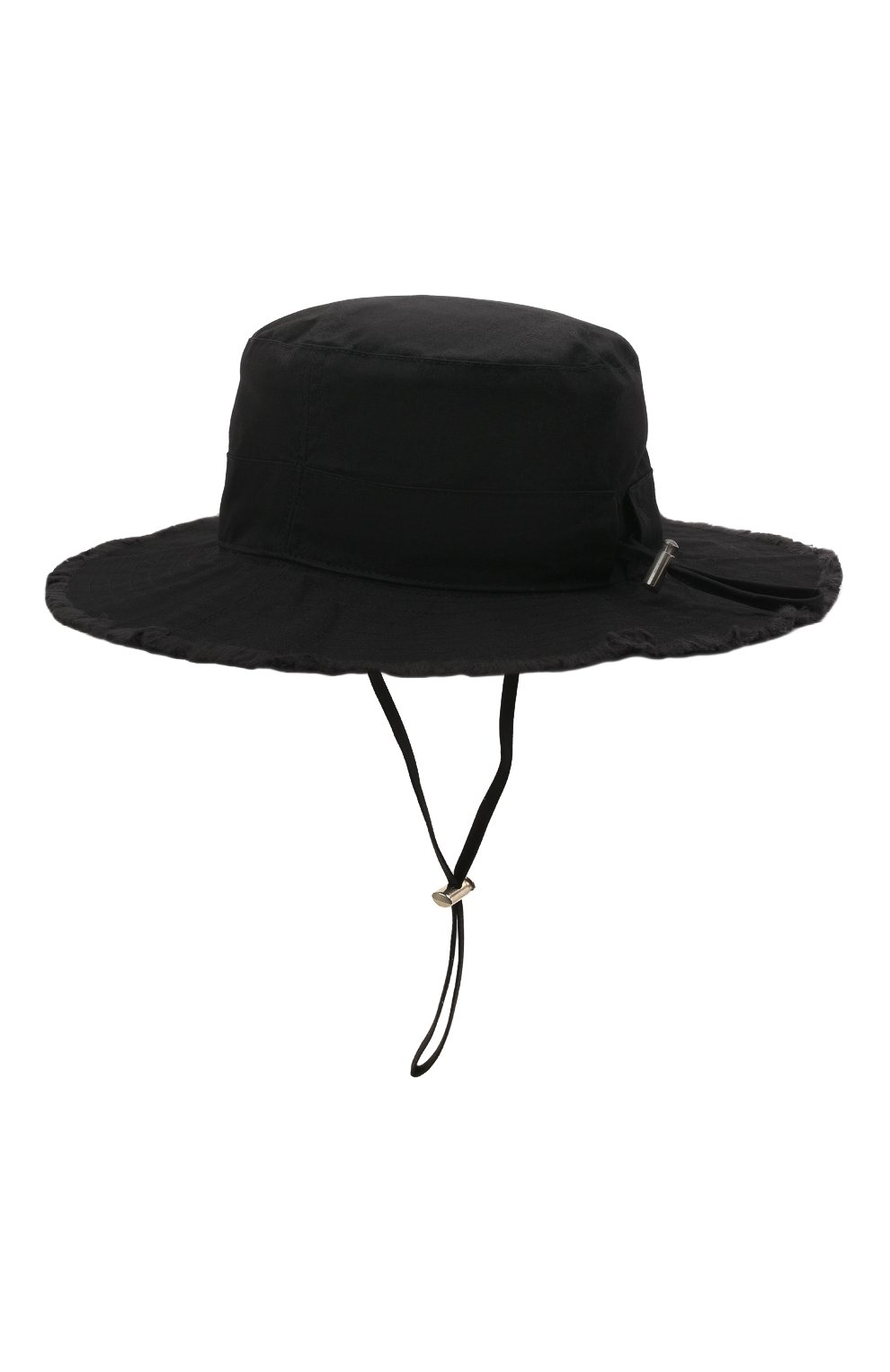 Женская хлопковая панама JACQUEMUS черного цвета по цене 11150 руб., арт. 211AC01/504990 | Фото 2 Женская хлопковая панама JACQUEMUS черного цвета, арт. 211AC01/504990 | Фото 2
