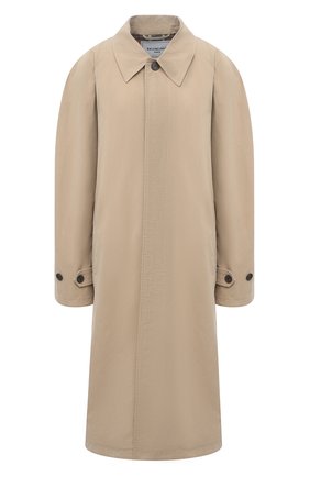 Женский хлопковый плащ BALENCIAGA бежевого цвета по цене 242500 руб., арт. 646775/TJP01 | Фото 1 Женский хлопковый плащ BALENCIAGA бежевого цвета, арт. 646775/TJP01 | Фото 1