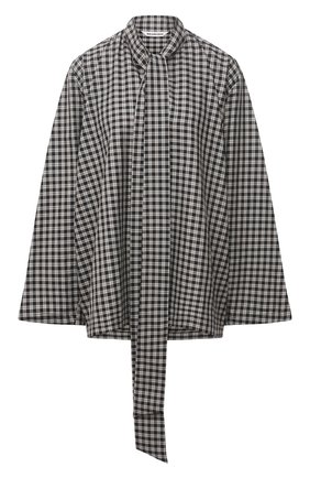 Женская рубашка BALENCIAGA черно-белого цвета по цене 79950 руб., арт. 642288/TJ034 | Фото 1 Женская рубашка BALENCIAGA черно-белого цвета, арт. 642288/TJ034 | Фото 1
