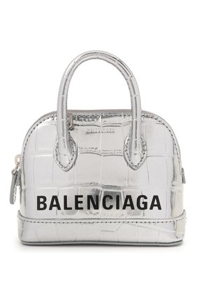 Женская сумка ville mini BALENCIAGA серебряного цвета по цене 69950 руб., арт. 639756/1S4B3 | Фото 1 Женская сумка ville mini BALENCIAGA серебряного цвета, арт. 639756/1S4B3 | Фото 1