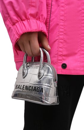 Женская сумка ville mini BALENCIAGA серебряного цвета по цене 69950 руб., арт. 639756/1S4B3 | Фото 2 Женская сумка ville mini BALENCIAGA серебряного цвета, арт. 639756/1S4B3 | Фото 2