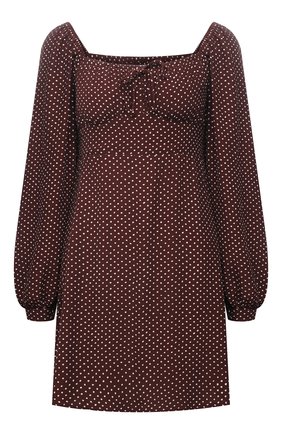 Женское платье из вискозы FAITHFULL THE BRAND коричневого цвета по цене 28050 руб., арт. FF1723-BDP | Фото 1 Женское платье из вискозы FAITHFULL THE BRAND коричневого цвета, арт. FF1723-BDP | Фото 1