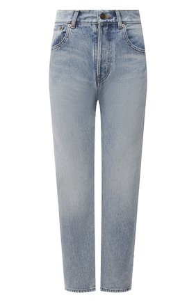Женские джинсы SAINT LAURENT голубого цвета по цене 62550 руб., арт. 648437/Y372Y | Фото 1 Женские джинсы SAINT LAURENT голубого цвета, арт. 648437/Y372Y | Фото 1