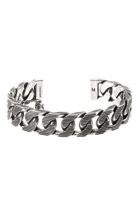 Мужской браслет ALEXANDER MCQUEEN серебряного цвета по цене 37200 руб., арт. 634063/J160Y | Фото 1 Мужской браслет ALEXANDER MCQUEEN серебряного цвета, арт. 634063/J160Y | Фото 1 (Материал: Металл)