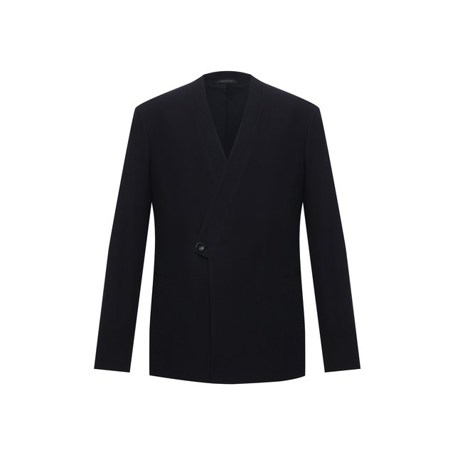 Шерстяной пиджак Giorgio Armani синего цвета