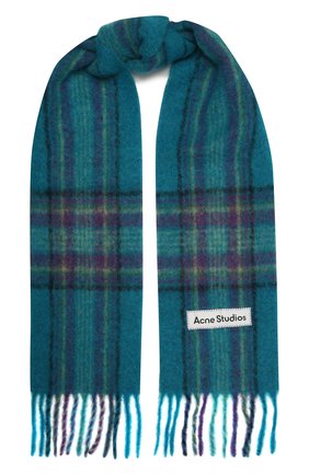 Мужской шарф ACNE STUDIOS бирюзового цвета по цене 25150 руб., арт. CA0118/M | Фото 1 Мужской шарф ACNE STUDIOS бирюзового цвета, арт. CA0118/M | Фото 1