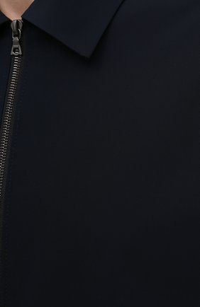 Мужская куртка HARRIS WHARF LONDON темно-синего цвета, арт. C9341PYZ | Фото 5 (Кросс-КТ: Куртка, Ветровка; Рукава: Длинные; Материал внешний: Синтетический материал; Длина (верхняя одежда): Короткие; Стили: Кэжуэл)
