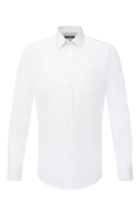 Мужская хлопковая сорочка DOLCE & GABBANA белого цвета по цене 49950 руб., арт. G5EJ1T/FR5YB | Фото 1 Мужская хлопковая сорочка DOLCE & GABBANA белого цвета, арт. G5EJ1T/FR5YB | Фото 1