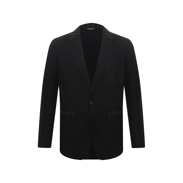 Пиджак из хлопка и шерсти Dolce & Gabbana G2LW5T/GER01