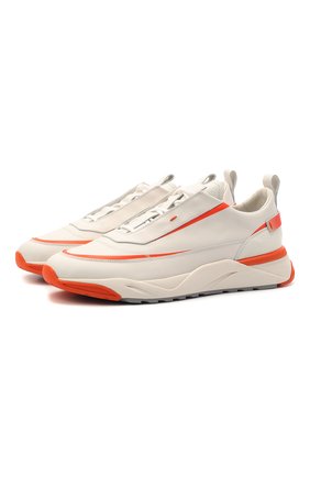 Мужские кожаные кроссовки SANTONI светло-бежевого цвета по цене 44700 руб., арт. MBI021462AGTXAADI50 | Фото 1 Мужские кожаные кроссовки SANTONI светло-бежевого цвета, арт. MBI021462AGTXAADI50 | Фото 1 (Материал внутренний: Натуральная кожа; Подошва: Массивная; Стили: Спорт)