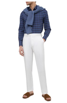 Мужские льняные брюки RALPH LAUREN белого цвета по цене 49050 руб., арт. 798830244 | Фото 2 Мужские льняные брюки RALPH LAUREN белого цвета, арт. 798830244 | Фото 2