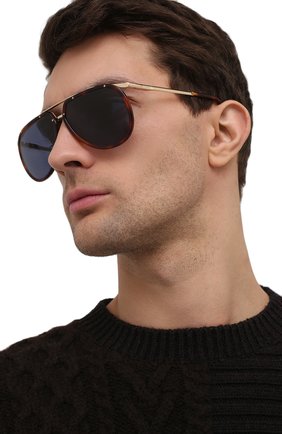 Мужские солнцезащитные очки BRIONI коричневого цвета, арт. 0DC900/P3ZAC | Фото 2 (Материал: Пластик, Металл; Тип очков: С/з; Региональные ограничения белый список (Axapta Mercury): RU; Кросс-КТ: С/з-мужское; Очки форма: Авиаторы; Оптика Гендер: оптика-мужское)
