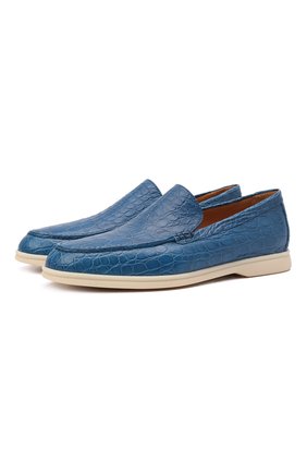 Мужские лоферы из кожи каймана summer walk LORO PIANA синего цвета по цене 560500 руб., арт. FAE8127/CYAC | Фото 1 Мужские лоферы из кожи каймана summer walk LORO PIANA синего цвета, арт. FAE8127/CYAC | Фото 1 (Материал внутренний: Натуральная кожа; Стили: Кэжуэл; Материал внешний: Экзотическая кожа; Региональные ограничения белый список (Axapta Mercury): RU; Длина стельки: 29,5)