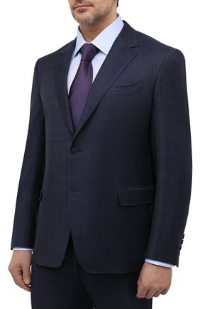 Мужской шерстяной костюм CANALI темно-синего цвета по цене 156500 руб., арт. 21280/19/AA02524/60-64 | Фото 2 Мужской шерстяной костюм CANALI темно-синего цвета, арт. 21280/19/AA02524/60-64 | Фото 2