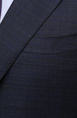 Мужской шерстяной костюм CANALI темно-синего цвета, арт. 21280/19/AA02524/60-64 | Фото 6 (Материал внешний: Шерсть; Рукава: Длинные; Костюмы М: Однобортный; Стили: Классический; Материал подклада: Купро)