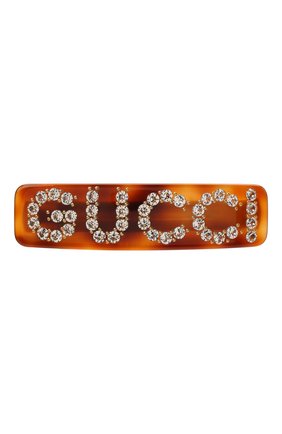 Женская заколка GUCCI коричневого цвета по цене 33900 руб., арт. 513120/I4771 | Фото 1 Женская заколка GUCCI коричневого цвета, арт. 513120/I4771 | Фото 1
