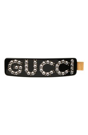 Женская заколка GUCCI черного цвета по цене 33900 руб., арт. 513986/I4772 | Фото 1 Женская заколка GUCCI черного цвета, арт. 513986/I4772 | Фото 1