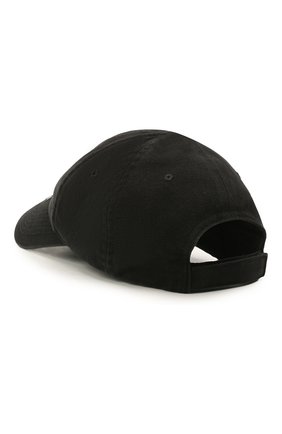 Женская хлопковая бейсболка BALENCIAGA черного цвета по цене 27950 руб., арт. 641238/310B2 | Фото 2 Женская хлопковая бейсболка BALENCIAGA черного цвета, арт. 641238/310B2 | Фото 2