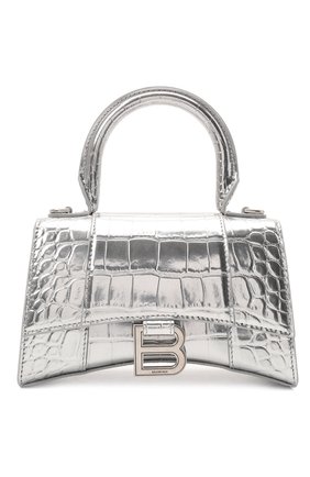 Женская сумка hourglass xs BALENCIAGA серебряного цвета по цене 148500 руб., арт. 592833/1S4CY | Фото 1 Женская сумка hourglass xs BALENCIAGA серебряного цвета, арт. 592833/1S4CY | Фото 1