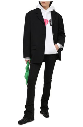 Женский хлопковое худи BALENCIAGA белого цвета по цене 84850 руб., арт. 578135/TJVL6 | Фото 2 Женский хлопковое худи BALENCIAGA белого цвета, арт. 578135/TJVL6 | Фото 2