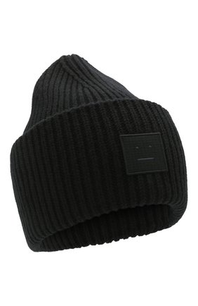 Женская шерстяная шапка ACNE STUDIOS черного цвета по цене 12600 руб., арт. C40135/W | Фото 1 Женская шерстяная шапка ACNE STUDIOS черного цвета, арт. C40135/W | Фото 1