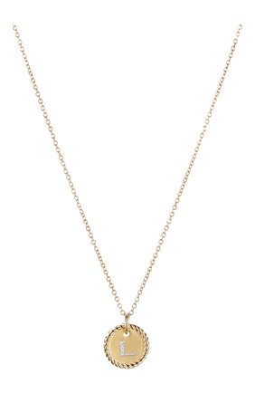 Женские кулон DAVID YURMAN бесцветного цвета по цене 98000 руб., арт. N08792 88ADI18L | Фото 1 Женские кулон DAVID YURMAN бесцветного цвета, арт. N08792 88ADI18L | Фото 1 (Драгоценные камни: Бриллианты; Материал сплава: Желтое золото)