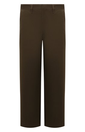 Мужские хлопковые брюки LOEWE хаки цвета по цене 49100 руб., арт. H526Y04W01 | Фото 1 Мужские хлопковые брюки LOEWE хаки цвета, арт. H526Y04W01 | Фото 1