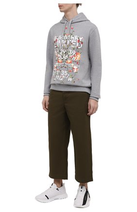 Мужские хлопковые брюки LOEWE хаки цвета по цене 49100 руб., арт. H526Y04W01 | Фото 2 Мужские хлопковые брюки LOEWE хаки цвета, арт. H526Y04W01 | Фото 2