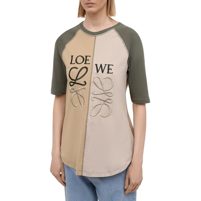 фото Хлопковая футболка loewe