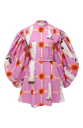 Женское хлопковое платье LOEWE розового цвета по цене 366500 руб., арт. S540Y09XA4 | Фото 1 Женское хлопковое платье LOEWE розового цвета, арт. S540Y09XA4 | Фото 1