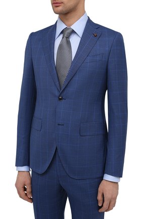 Мужской шерстяной костюм SARTORIA LATORRE синего цвета по цене 75350 руб., арт. A6I7EF Q90144 | Фото 2 Мужской шерстяной костюм SARTORIA LATORRE синего цвета, арт. A6I7EF Q90144 | Фото 2