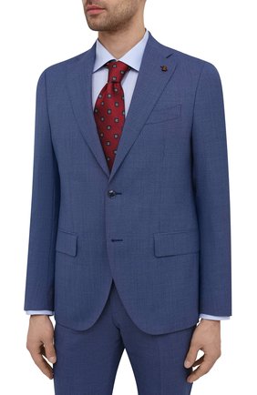 Мужской шерстяной костюм SARTORIA LATORRE синего цвета по цене 75350 руб., арт. A6I7EF Q90134 | Фото 2 Мужской шерстяной костюм SARTORIA LATORRE синего цвета, арт. A6I7EF Q90134 | Фото 2