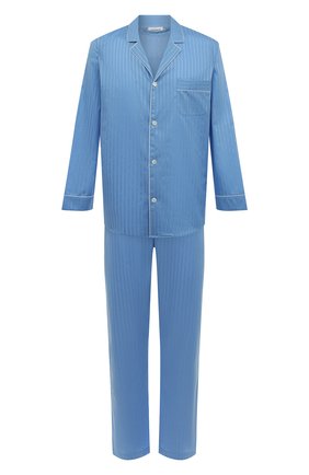 Мужская хлопковая пижама ZIMMERLI синего цвета по цене 34050 руб., арт. 4020-75001 | Фото 1 Мужская хлопковая пижама ZIMMERLI синего цвета, арт. 4020-75001 | Фото 1