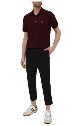 Мужское хлопковое поло DOLCE & GABBANA бордового цвета по цене 39500 руб., арт. G8MM8Z/G7VLA | Фото 2 Мужское хлопковое поло DOLCE & GABBANA бордового цвета, арт. G8MM8Z/G7VLA | Фото 2