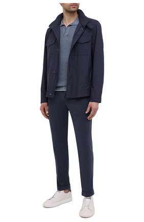 Мужские брюки KITON темно-синего цвета по цене 75800 руб., арт. UFPLACJ07T37 | Фото 2 Мужские брюки KITON темно-синего цвета, арт. UFPLACJ07T37 | Фото 2 (Материал внешний: Лиоцелл, Растительное волокно; Длина (брюки, джинсы): Стандартные; Случай: Повседневный; Силуэт М (брюки): Чиносы; Стили: Кэжуэл)