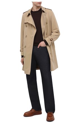 Мужские кожаные дерби TOD’S коричневого цвета по цене 56400 руб., арт. XXM05E0EB70NHV | Фото 2 Мужские кожаные дерби TOD’S коричневого цвета, арт. XXM05E0EB70NHV | Фото 2