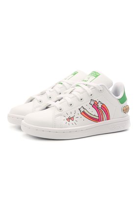 Детские кеды stan smith ADIDAS ORIGINALS белого цвета по цене 5620 руб., арт. FX5976 | Фото 1 Детские кеды stan smith ADIDAS ORIGINALS белого цвета, арт. FX5976 | Фото 1 (Материал внутренний: Текстиль)