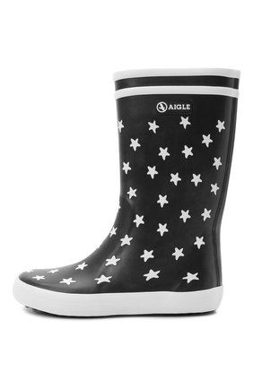 Детские резиновые сапоги AIGLE разноцветного цвета по цене 4395 руб., арт. 2527D3/L0LLY P0P PRINT | Фото 2 Детские резиновые сапоги AIGLE разноцветного цвета, арт. 2527D3/L0LLY P0P PRINT | Фото 2